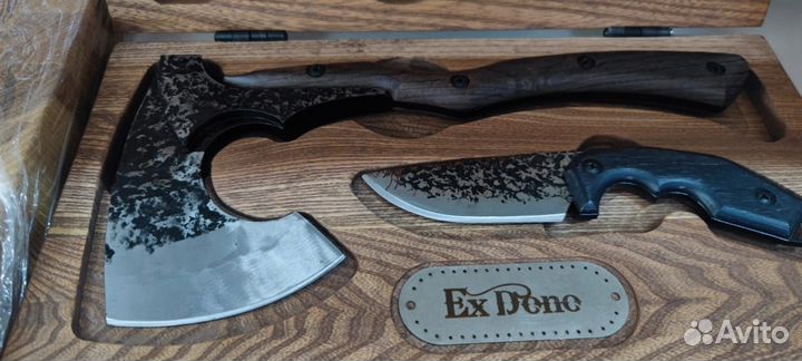 Набор подарочный мужской топор нож
