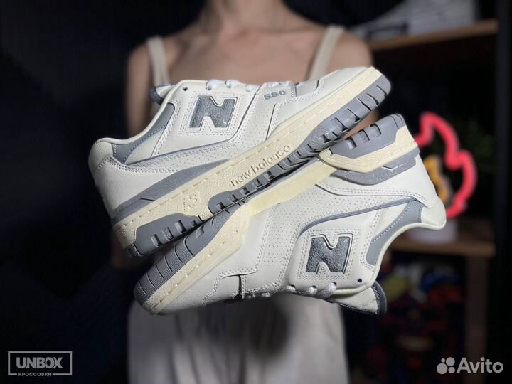 Кроссовки New Balance 550 Aime Leon Dore White Gre