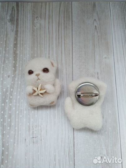 Котоброши валяные из шерсти