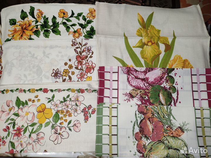 Кухонные полотенца х\б,фартуки,наборы