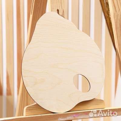 Палитра для красок деревянная