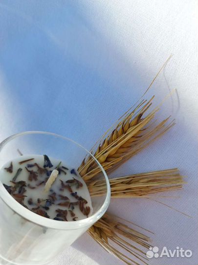 Свечи из соевого воска ручной работы