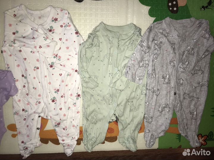Вещи пакетом на девочку с рождения от 56 до 62