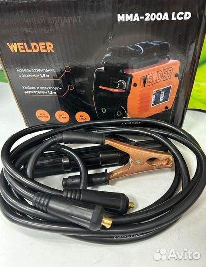 Сварочный аппарат инверторный welder мма 200A LCD