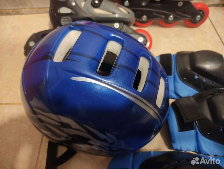 Ролики,защита,шлем защитный комплектом