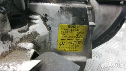 Фара правая mercedes benz S-class W220 (UBN29MU01)