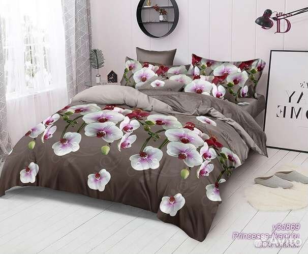 Постельное белье евро поплин