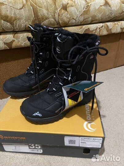 Зимние ботинки на мальчика 35 размер