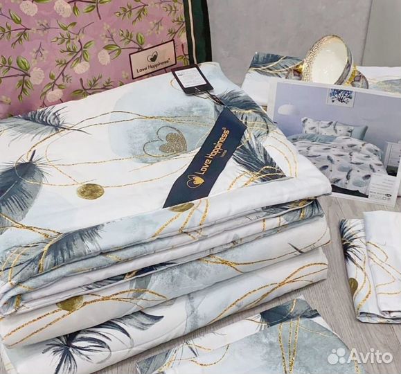Постельное бельё с одеялом Love Heppiness *н
