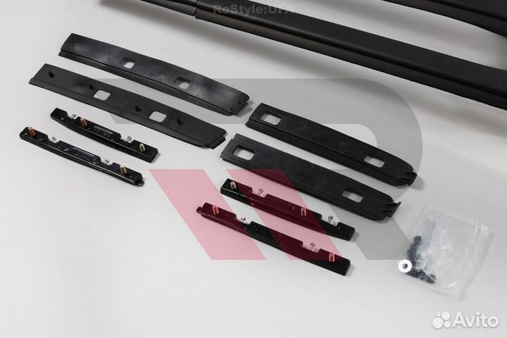 Рейлинги Mitsubishi Outlander 13-22г Черные