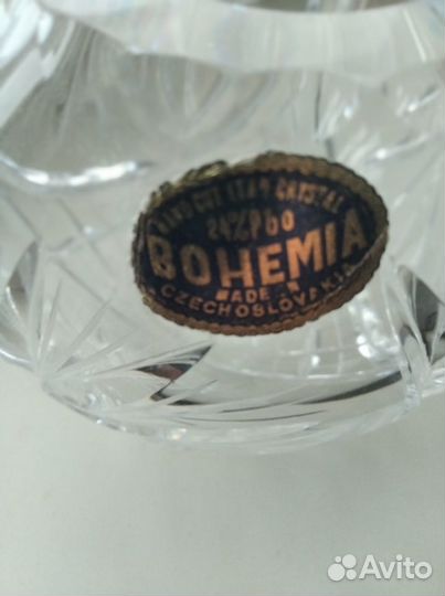 Пепельница хрусталь, Чехословакия