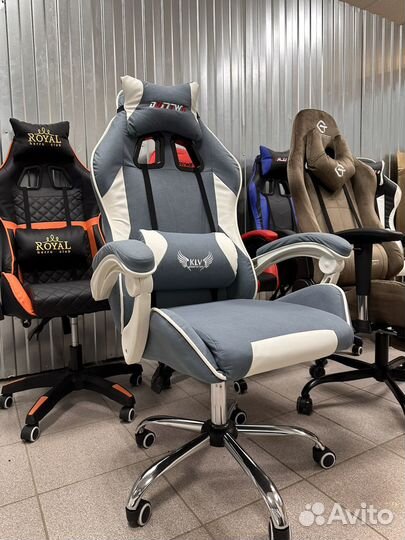 Компьютерное кресло (Ткань, Велюр)