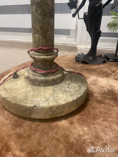 Лампа настольная мрамор сталинский ампир