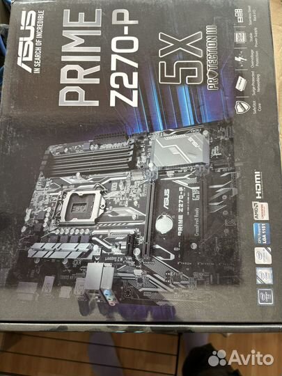 Материнская плата Asus prime Z270P
