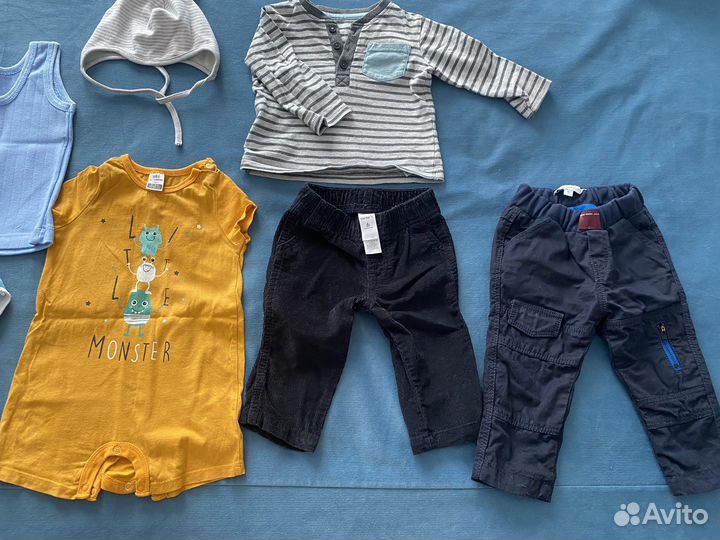 Слипы одежда на мальчика пакетом 62 68