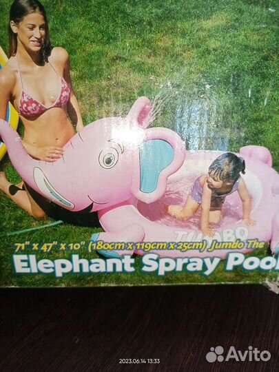 Детский надувной бассейн