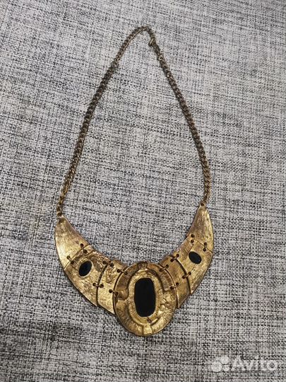 Подвеска старая с чёрными вставками