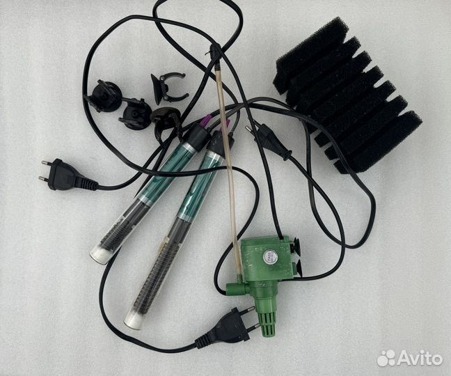 Аквариум 100л с тумбой Фильтр обогреватель