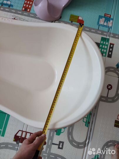 Ванночка и горка для купания новорожденного