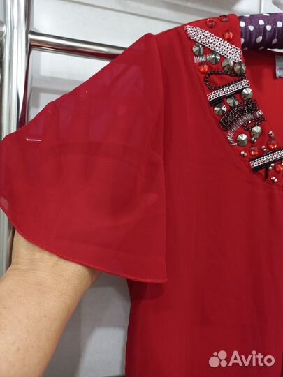 Нарядная праздничная блузка футболка