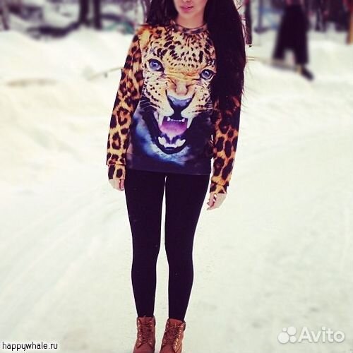 Свитшот с принтом 