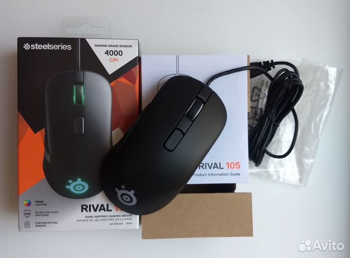 Новая игровая мышка SteelSeries Rival 105