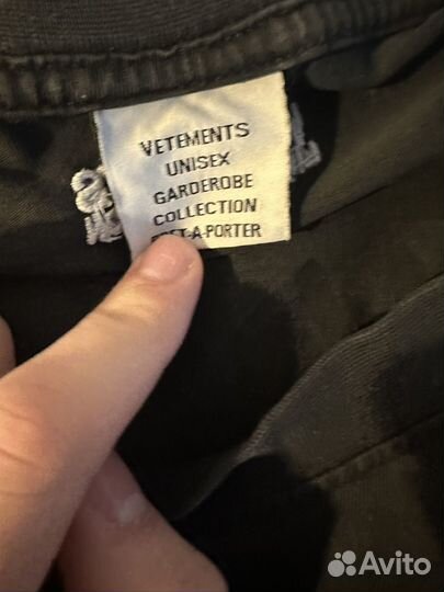 Футболка vetements оригинал