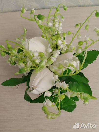 Розы из мыла,для интерьера и на подарок