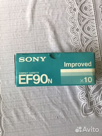 Аудиокассета sony EF 90. Оригинал