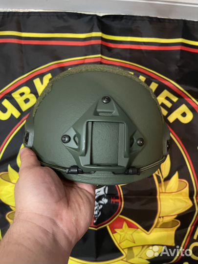 Баллистический шлем безухий кевлар бр2