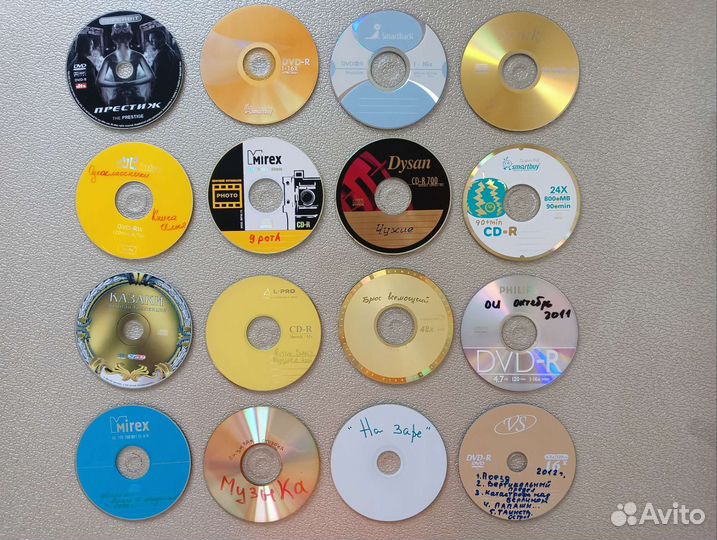 Музыка и видео на CD дисках 28 шт