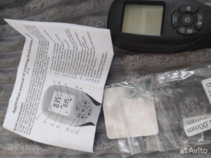 Толщиномер для подбора авто новый