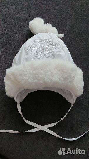 Шапка зимняя для девочки с рождения