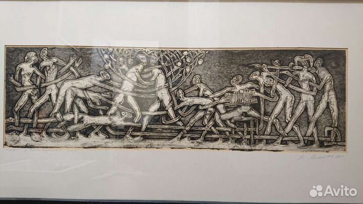 Картина офорт