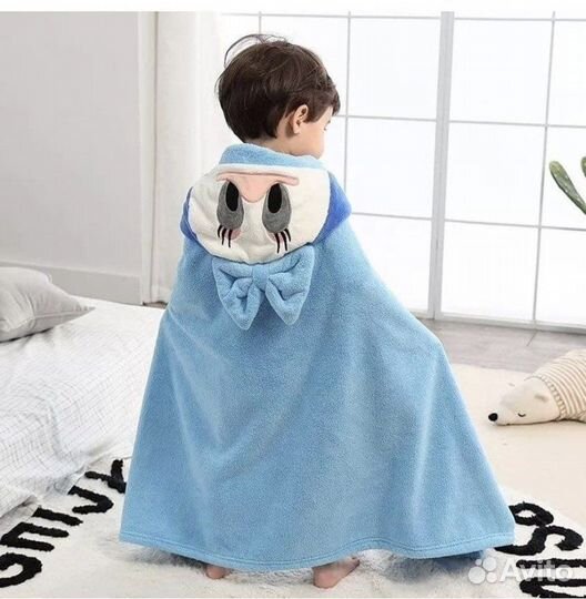 Полотенце пончо детское