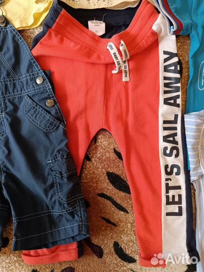 Пакет летней одежды на мальчика 80-86