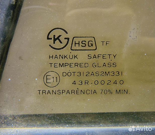 Форточка задней правой двери Daewoo Nexia