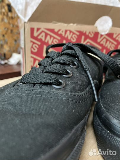 Vans total black чёрные