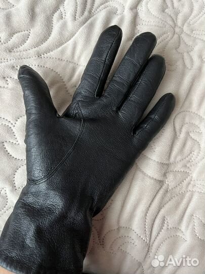 Перчатки кожаные новые 7,5 р