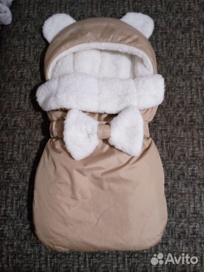 Зимний конверт в коляску