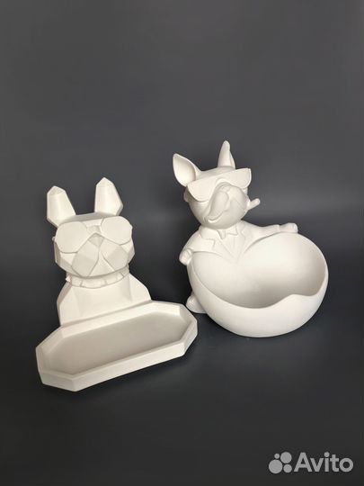 Силиконовая форма Собака с подносом органайзер