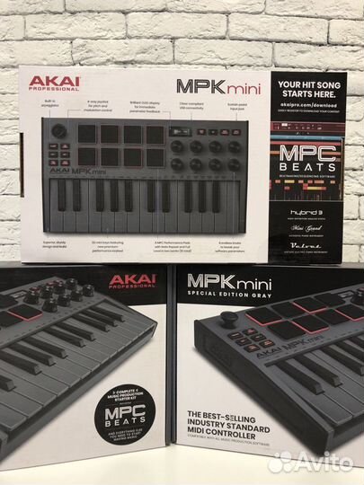 USB/midi-клавиатура Akai MPK mini 3 grey
