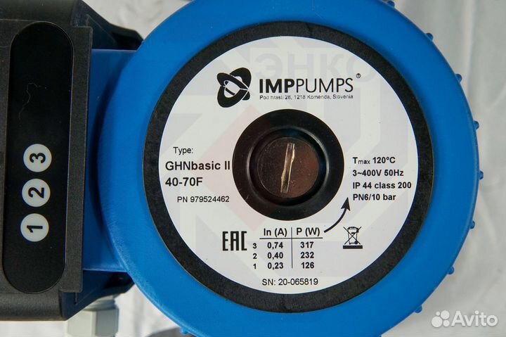 Imp pumps Насос GHN Basic II 80-120F 979524472