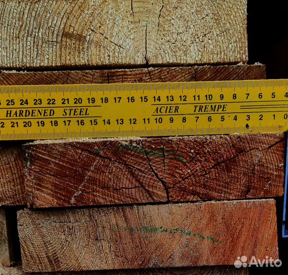 Шлифованные доски лиственницы 35x140 мм, для безуп