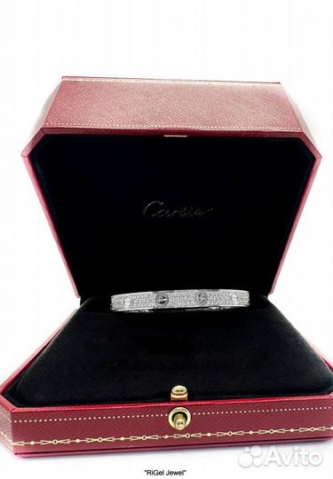 Браслет Cartier love (18 ct) полный комплект