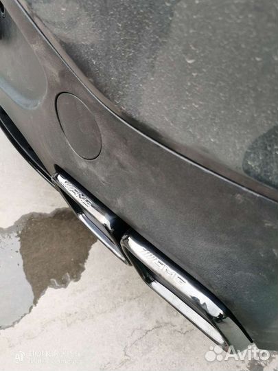 Mercedes GLC Coupe диффузор с насадками 63