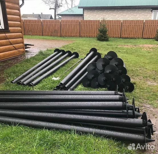 Винтовые сваи под ключ