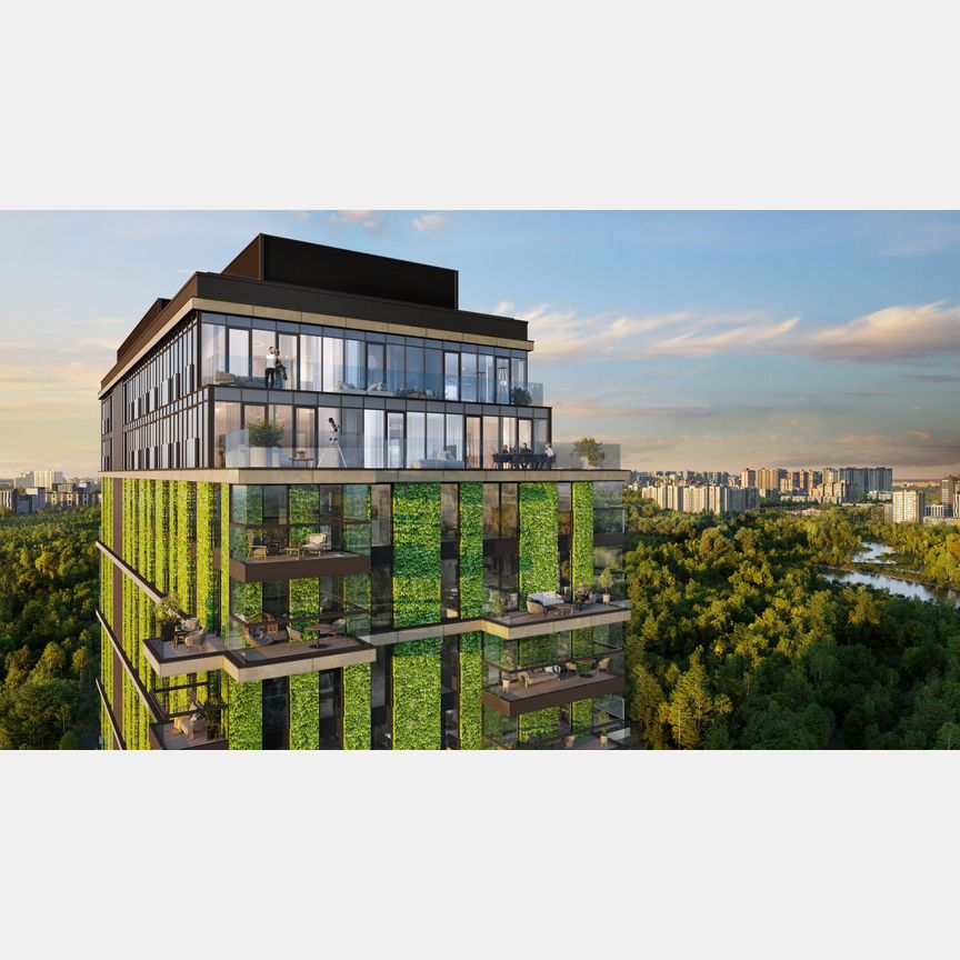 2-к. апартаменты, 57 м², 12/20 эт.