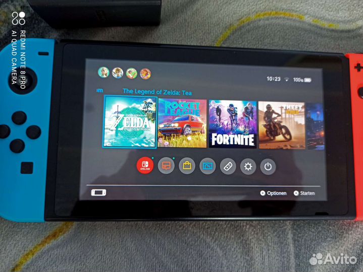 Nintendo Switch с играми