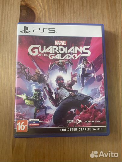 Диск Стражи галактики PS5 Guardians of the Galaxy